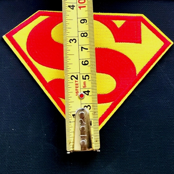 NEW 2 DC SuperGirl Patches/Emblems/Appliqués! Huge 8", Large 5". Iron-On, Sew-On - Picture 7 of 9